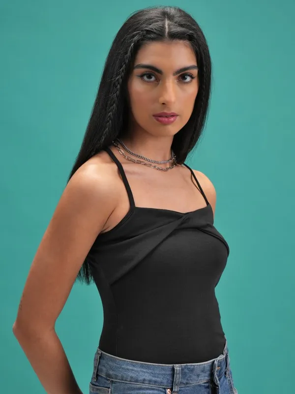 Solid Fitted Top