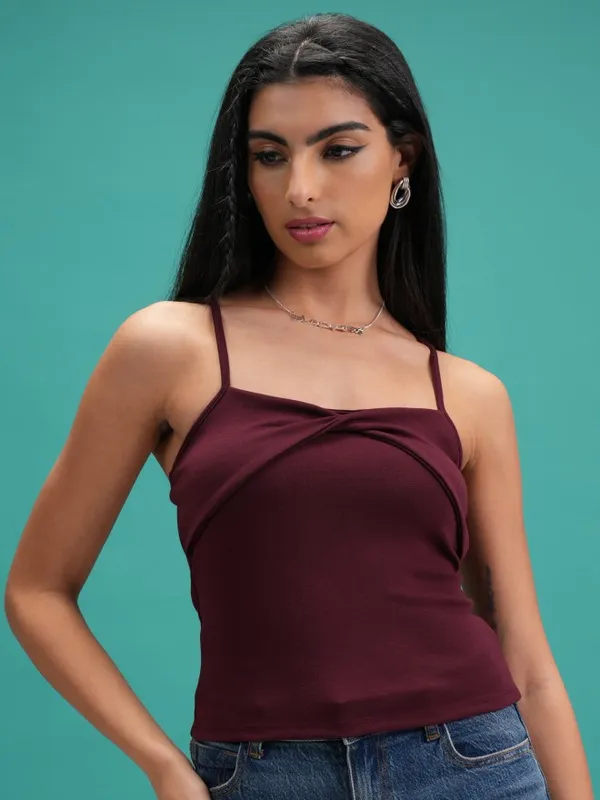 Solid Fitted Top