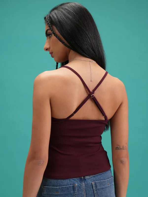 Solid Fitted Top
