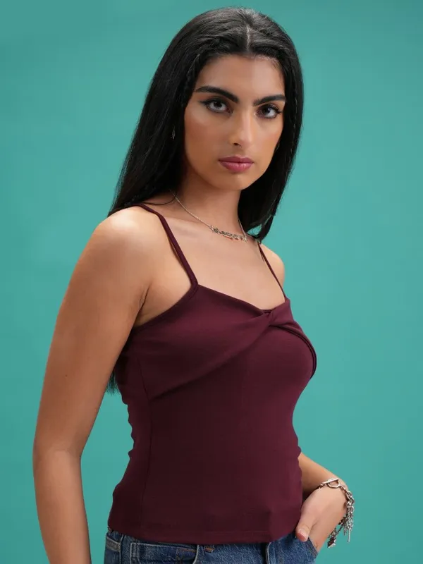 Solid Fitted Top