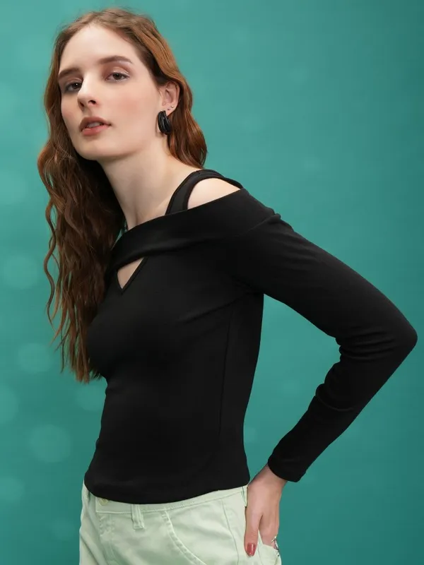 Solid Fitted Top