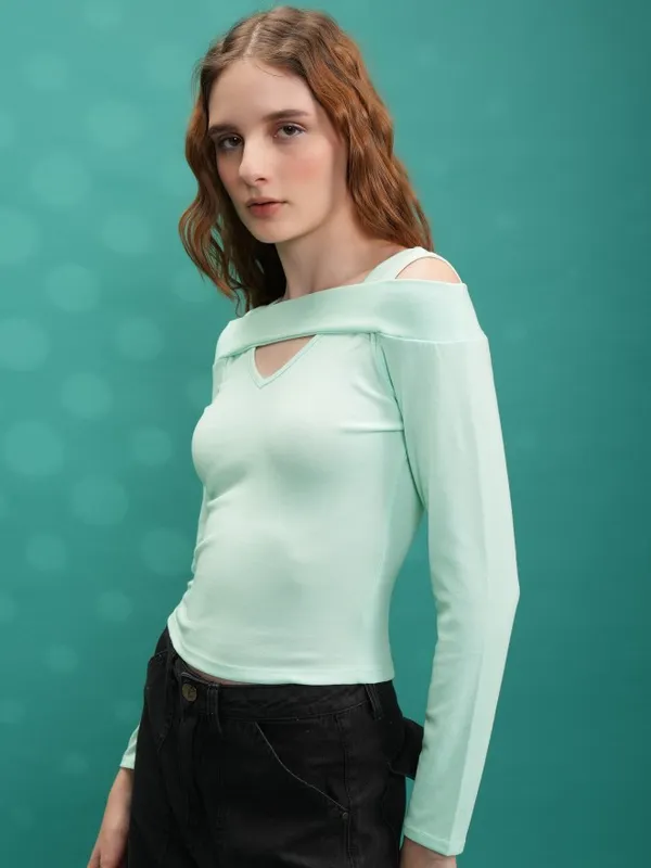 Solid Fitted Top