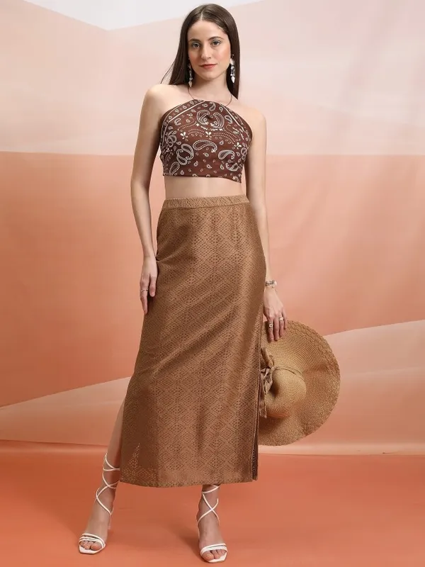 Straight Maxi Skirt