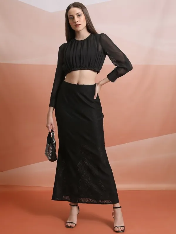Straight Maxi Skirt