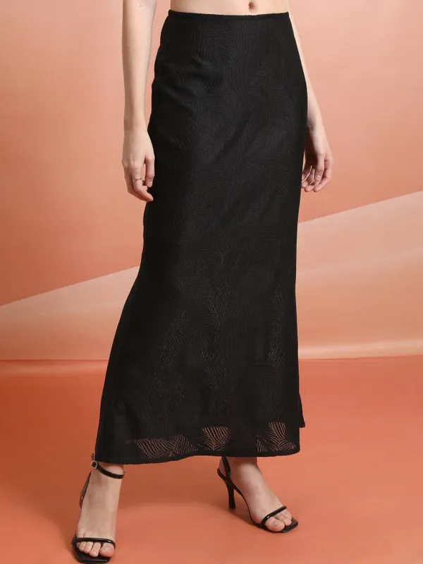 Straight Maxi Skirt