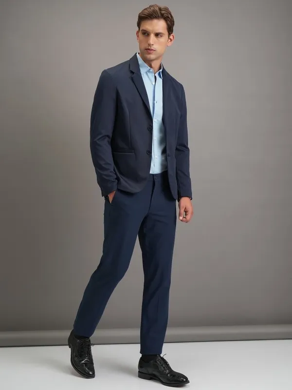 Solid Regular Fit Blazer