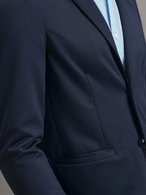 Solid Regular Fit Blazer