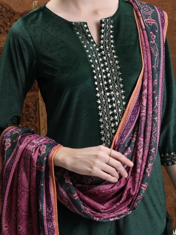 Women Kurta With Palazzo & Dupatta