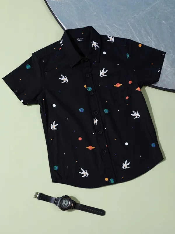 Boys Slim Fit Casual Shirt