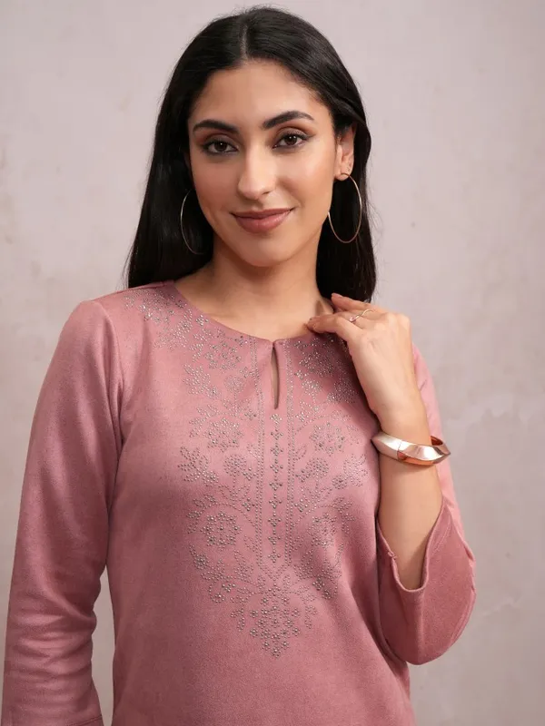 Embellished Straight Kurta
