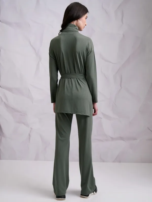  Tokyo Talkies Women Olive Co-Ords