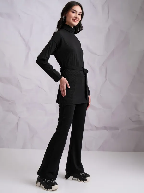  Tokyo Talkies Women Black Co-Ords