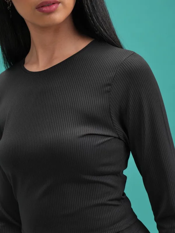  Tokyo Talkies Women Black Co-Ords
