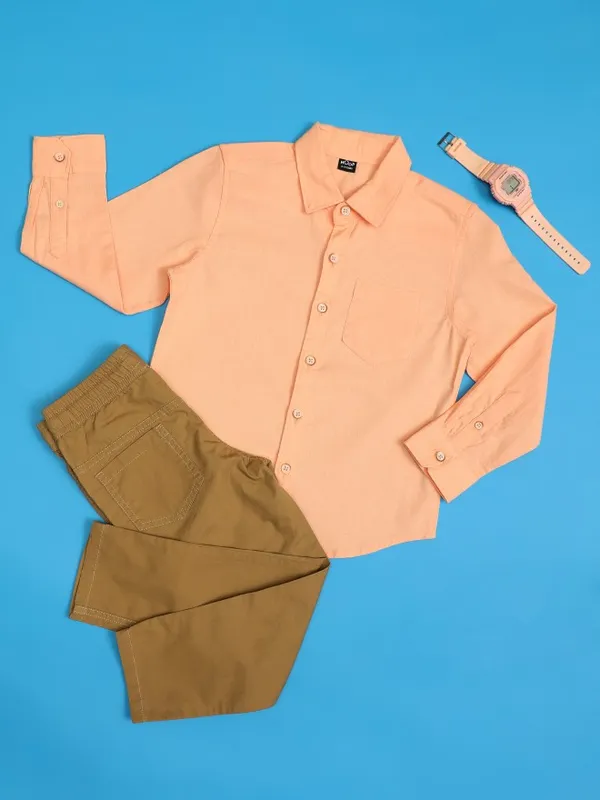 Boys Regular Fit Casual Shirt