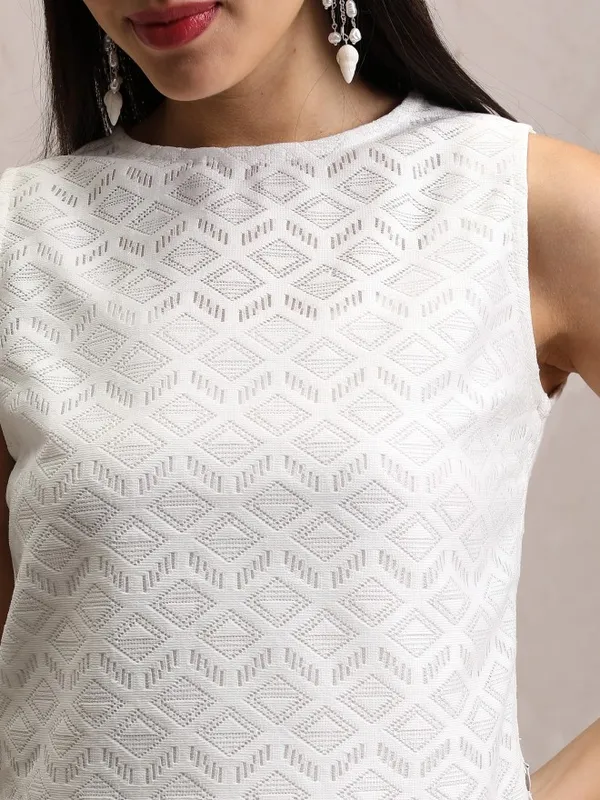  Tokyo Talkies Women White Co-Ords