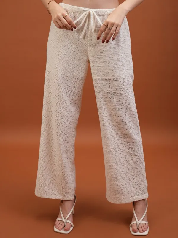  Tokyo Talkies Women White Co-Ords