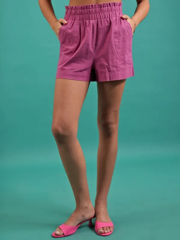 Women Top With Shorts Co-Ords