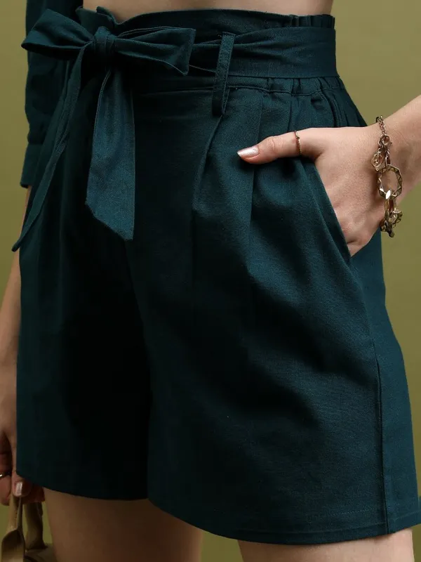  Tokyo Talkies Women Teal Co-Ords