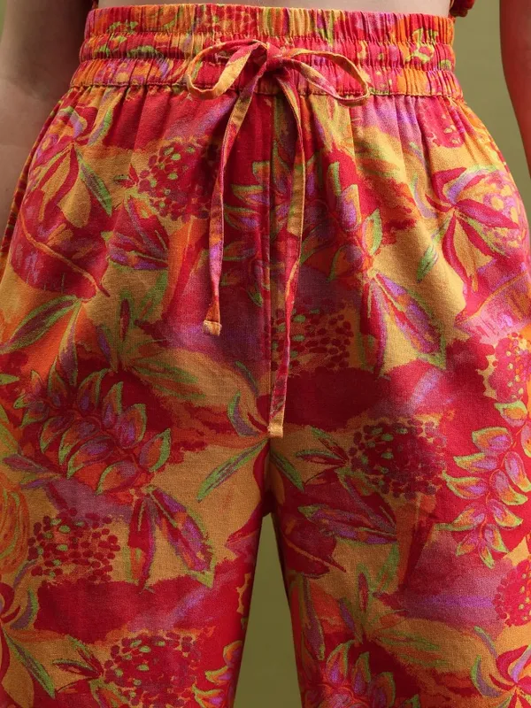  Tokyo Talkies Women Orange Co-Ords