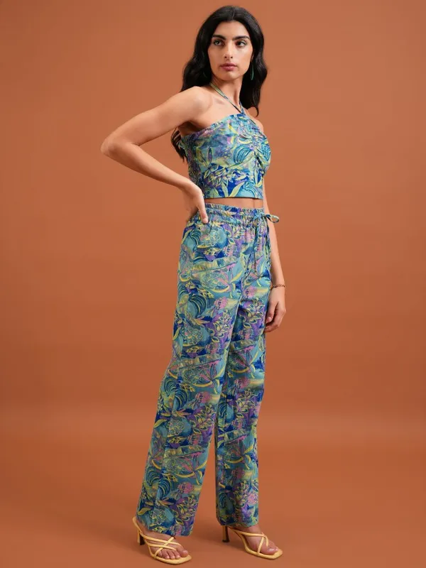  Tokyo Talkies Women Blue Co-Ords