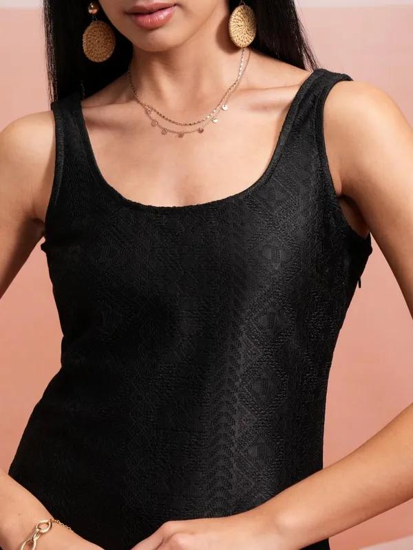 Self Design Maxi Dress