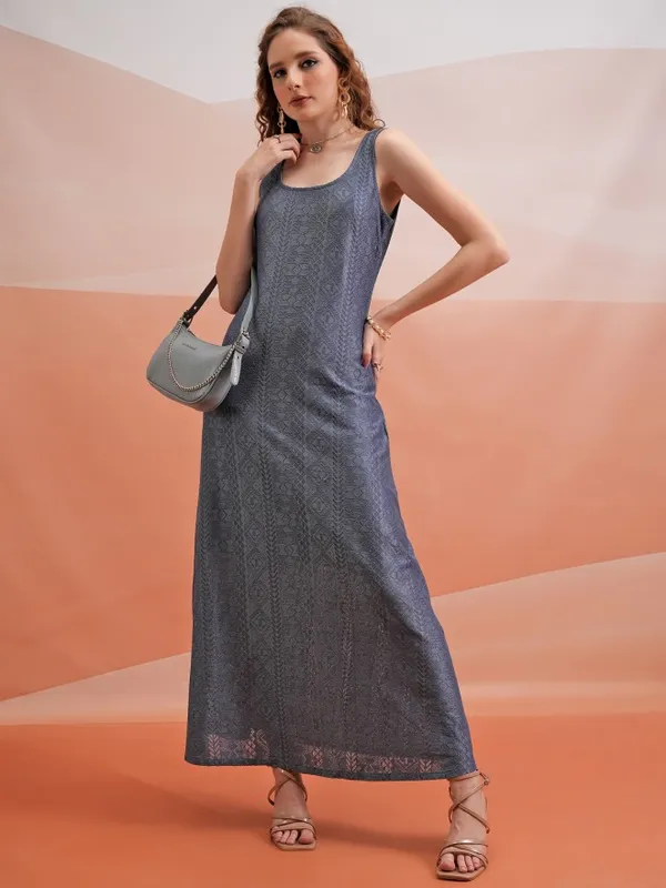Self Design Maxi Dress