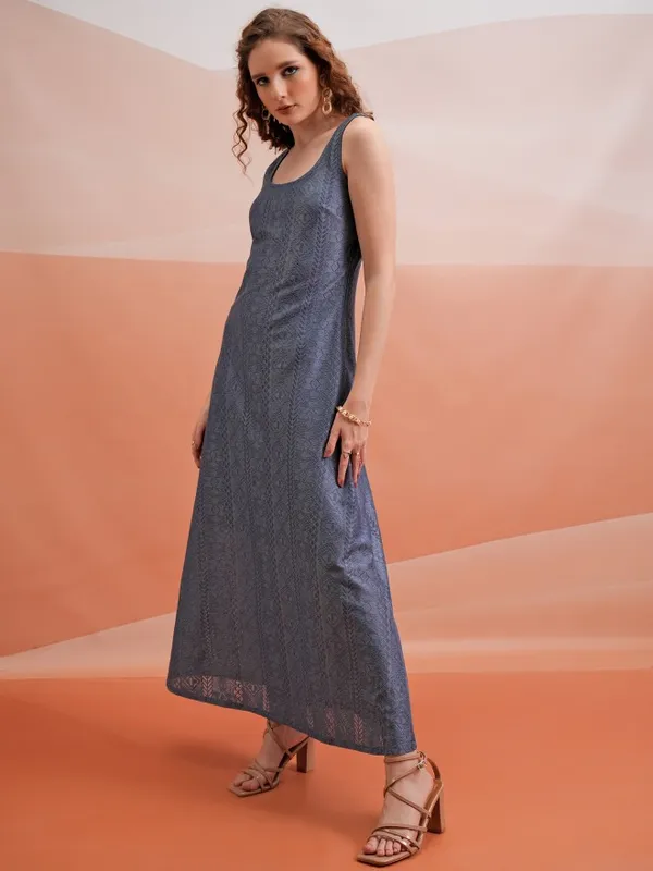 Self Design Maxi Dress