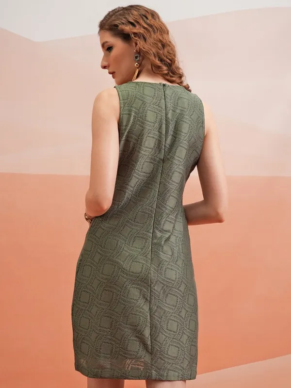 Self Design Bodycon Dress