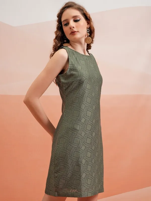 Self Design Bodycon Dress