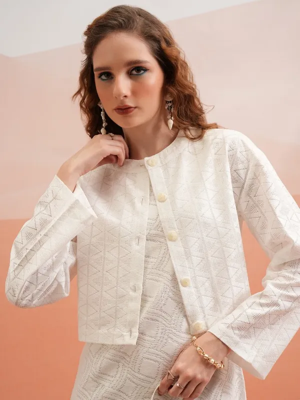  Tokyo Talkies Women White Solid Shirt Style Tops