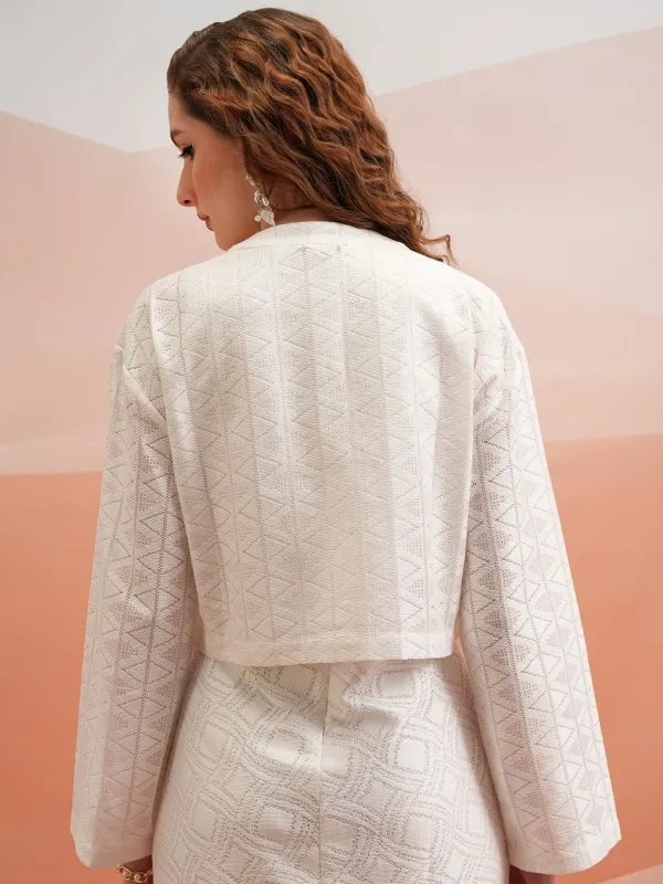  Tokyo Talkies Women White Solid Shirt Style Tops