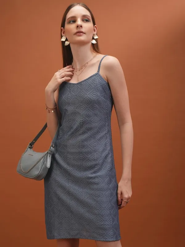 Self Design Bodycon Dress