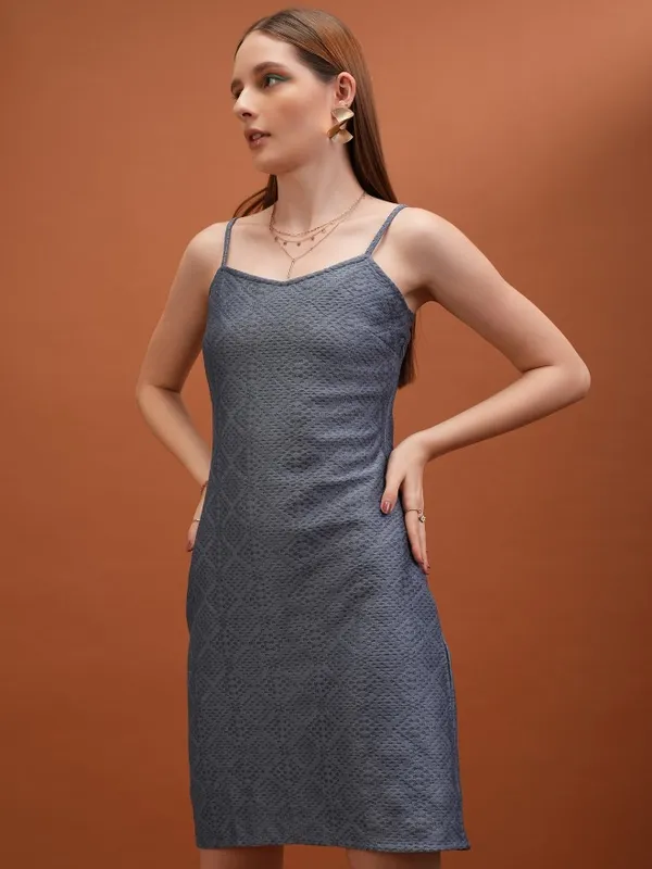 Self Design Bodycon Dress