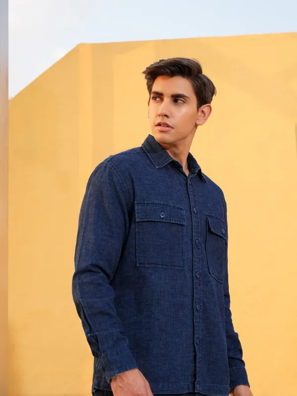 Men Oversized Fit Casual Shirt