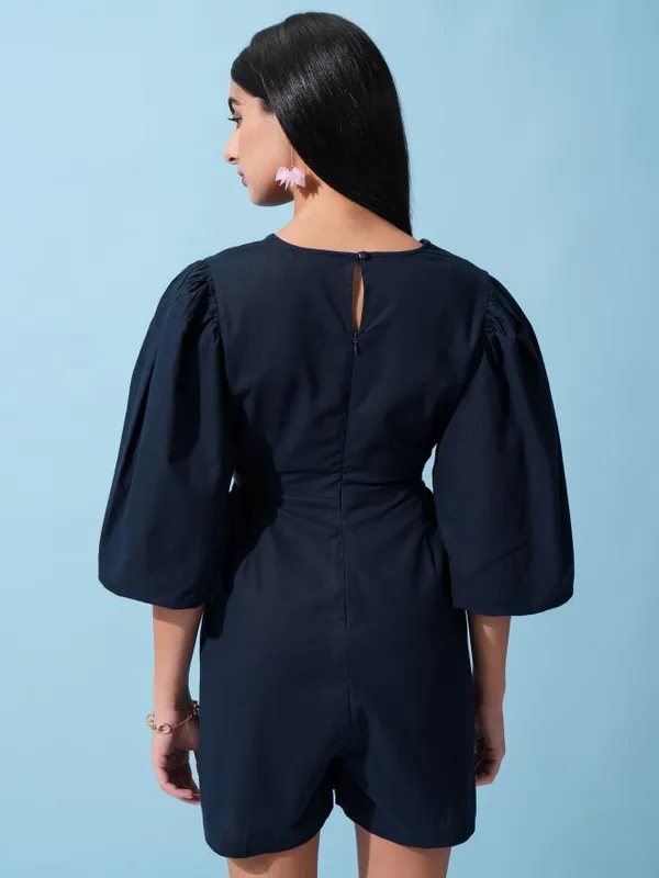 Solid Regular Fit Jumpsuit