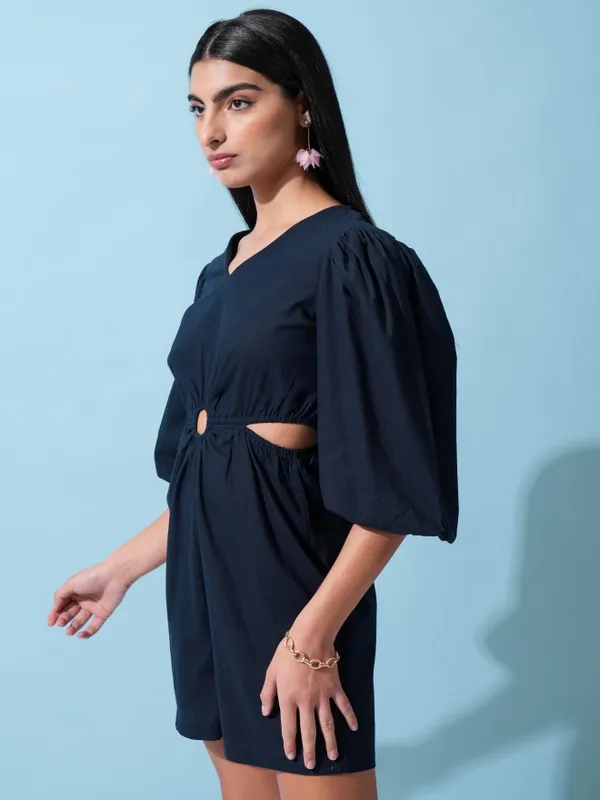 Solid Regular Fit Jumpsuit