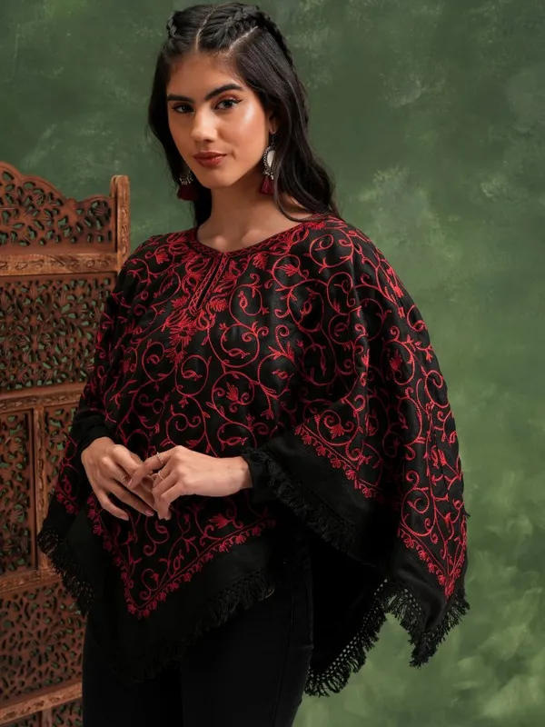 Embroidered Kaftan Top
