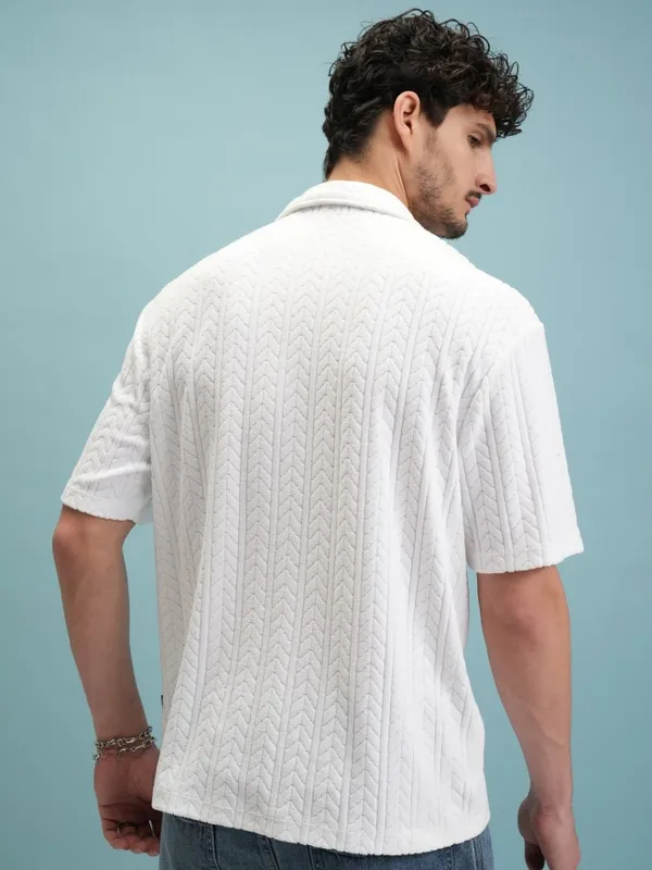 Men Oversized Fit Casual Shirt