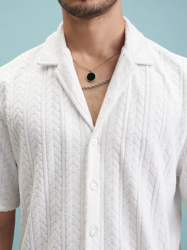 Men Oversized Fit Casual Shirt