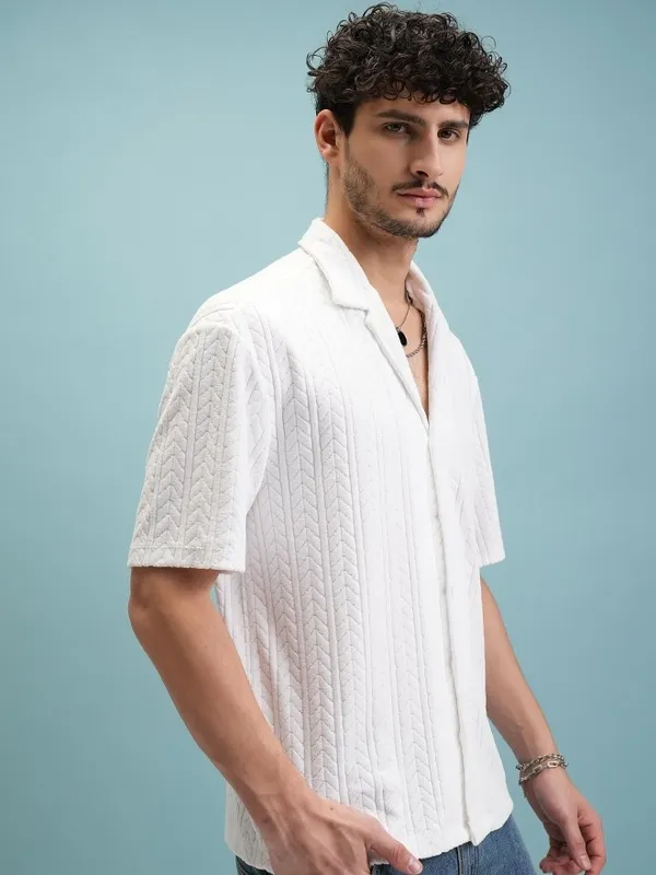 Men Oversized Fit Casual Shirt
