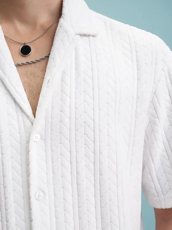 Men Oversized Fit Casual Shirt