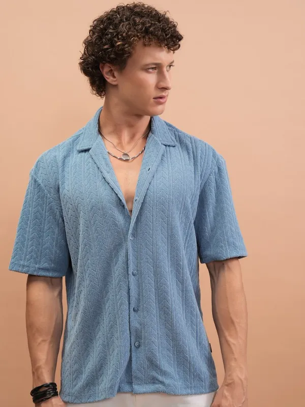 Men Oversized Fit Casual Shirt