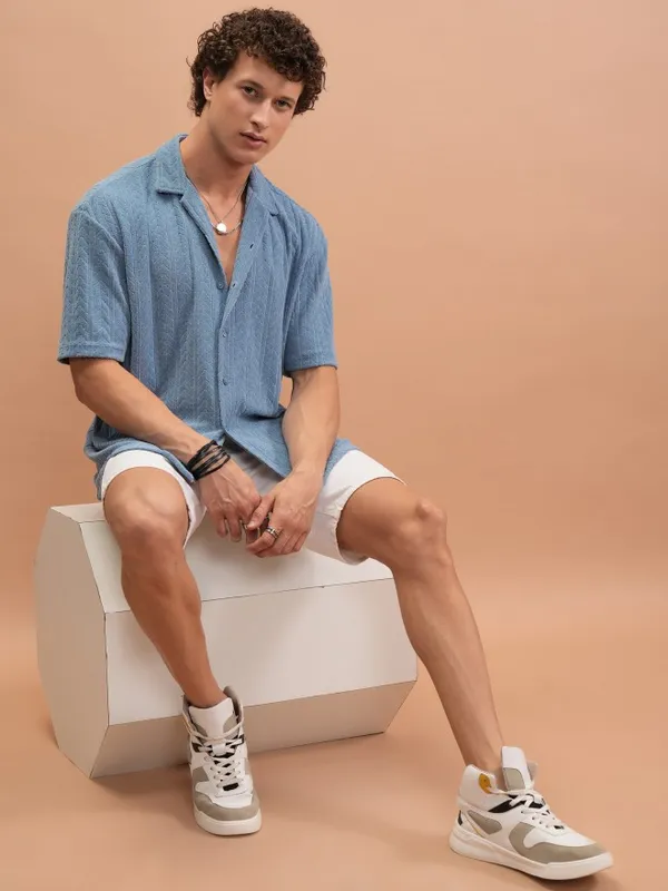 Men Oversized Fit Casual Shirt