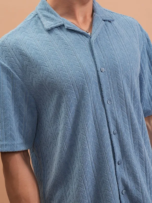 Men Oversized Fit Casual Shirt