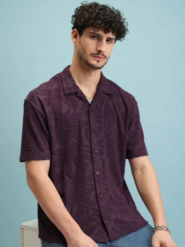 Men Oversized Fit Casual Shirt