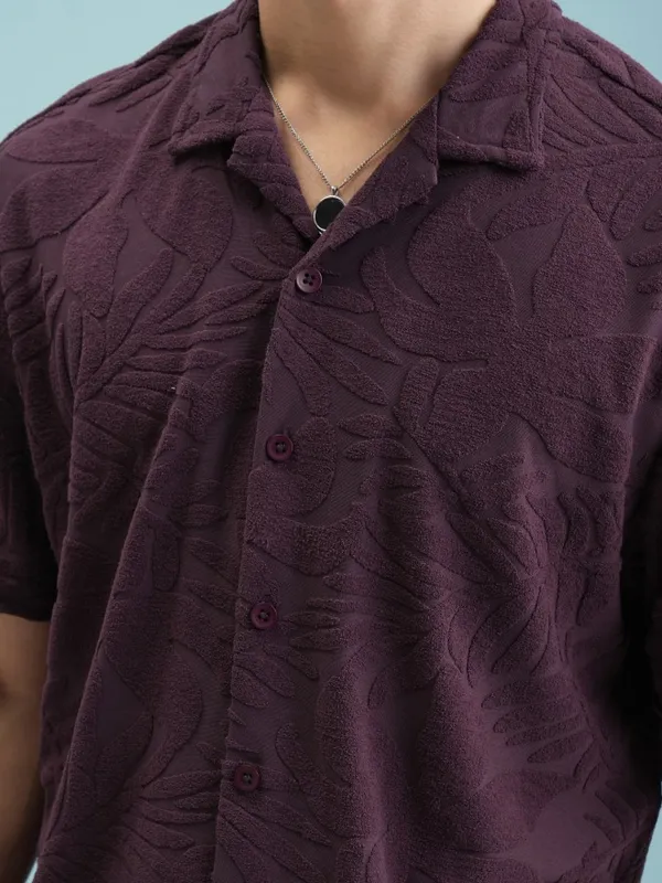 Men Oversized Fit Casual Shirt