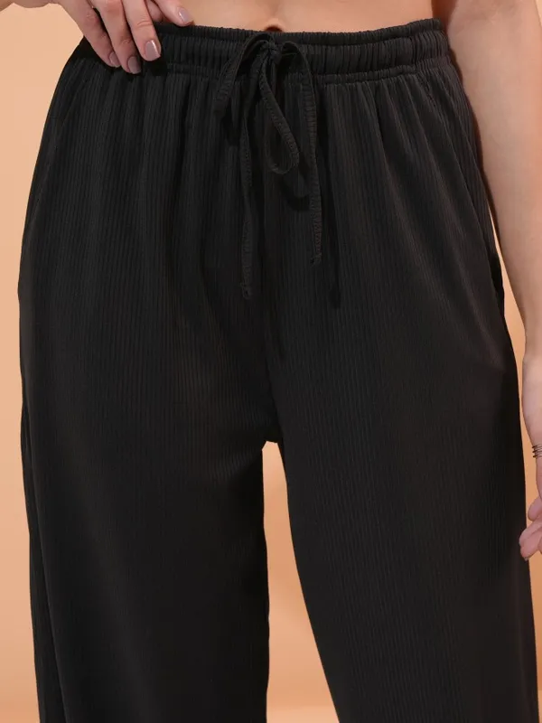 Tokyo Talkies Women Black Top With Trouser