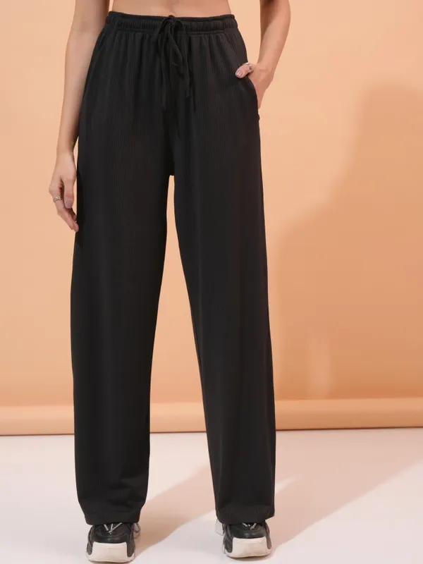 Tokyo Talkies Women Black Top With Trouser