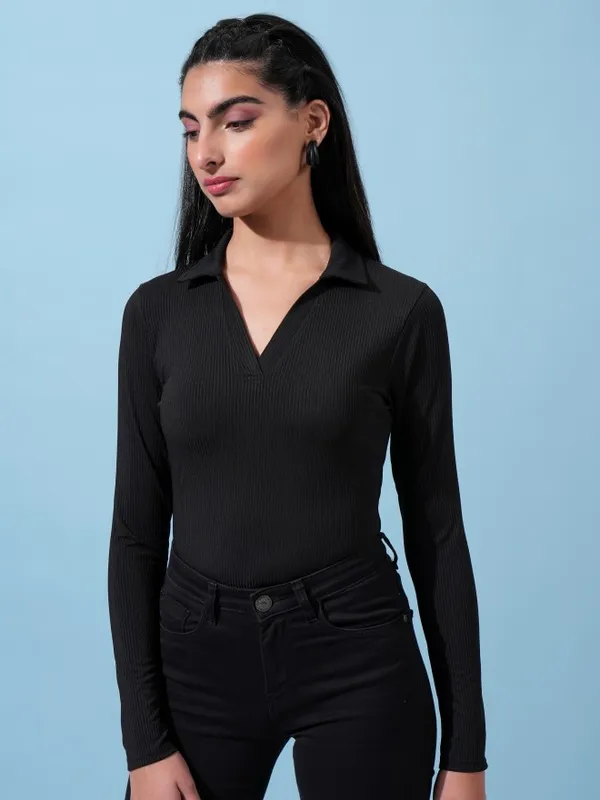 Solid Fitted Top
