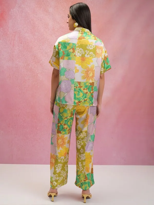  Tokyo Talkies Women Green Co-Ords